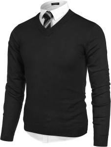 COOFANDY Men's Crew Neck Sweater Slim Fit Lightweight Sweatshirts Knitted Pullover for Casual Or Dressy Wear